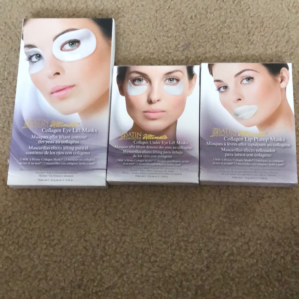 Satin smooth ultimate collagen lift/plump masks